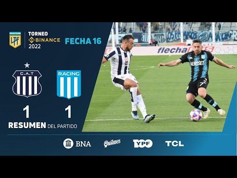 #TorneoBinance | Fecha 16 | resumen de Talleres - Racing
