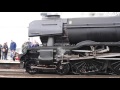 The Flying Scotsman leaving Carlisle station - (Amazing sound!)