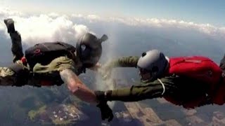 Officers go skydiving with a fallen brother