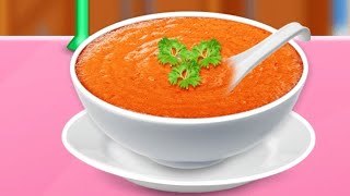 Gazpacho soup | healthy summer food | cooking game | Android gameplay screenshot 5