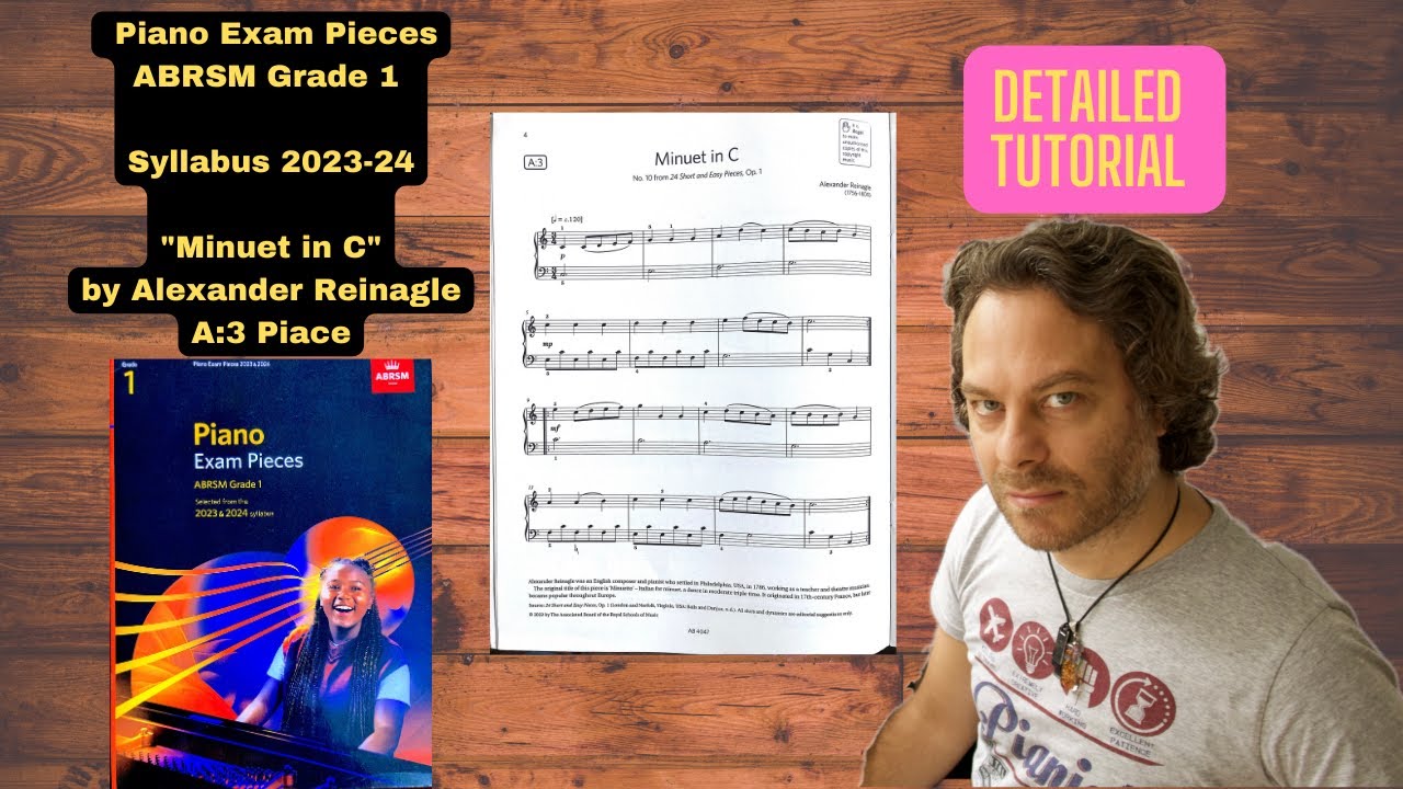 How to Play Minuet in C – ABRSM Grade 1 Piano Exam Piece (2023-24)