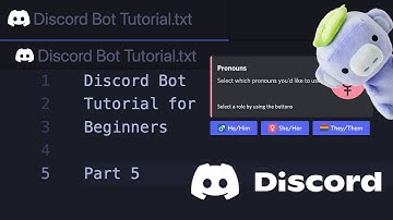 Discord Bot Tutorial for Beginners 2022 • Part 5 • Button handler & Role Selector Buttons