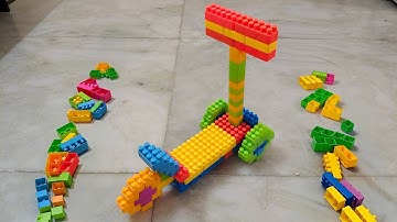 Satisfying DIY Scooter ASMR/ Building Blocks/block game/lego building fun#asmr#buildingblocks
