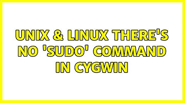 Unix & Linux: There