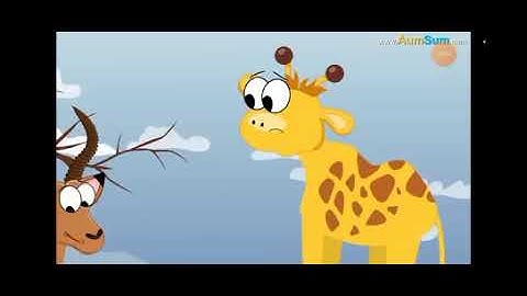 Why do Giraffes have Long Necks? | #aumsum #kids #children #education  #science