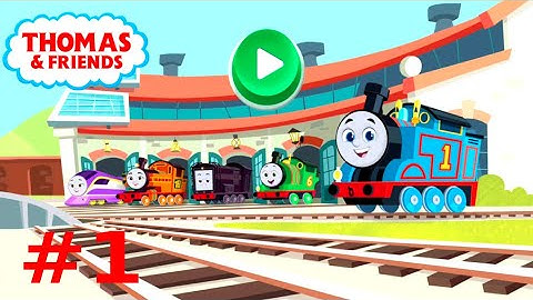Thomas & Friends: Magic Tracks Gameplay Walkthrough #1 - The Train Station (iOS, Android)