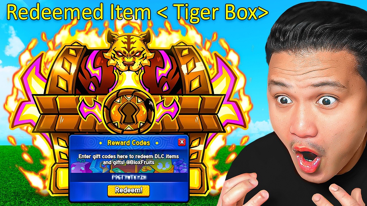 New Blox Fruits TIGER BUNDLE with Reedemable FREE PERM Fruits