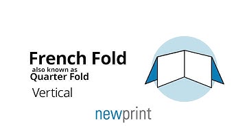 French Fold (Quarter Fold) Vertical Brochure
