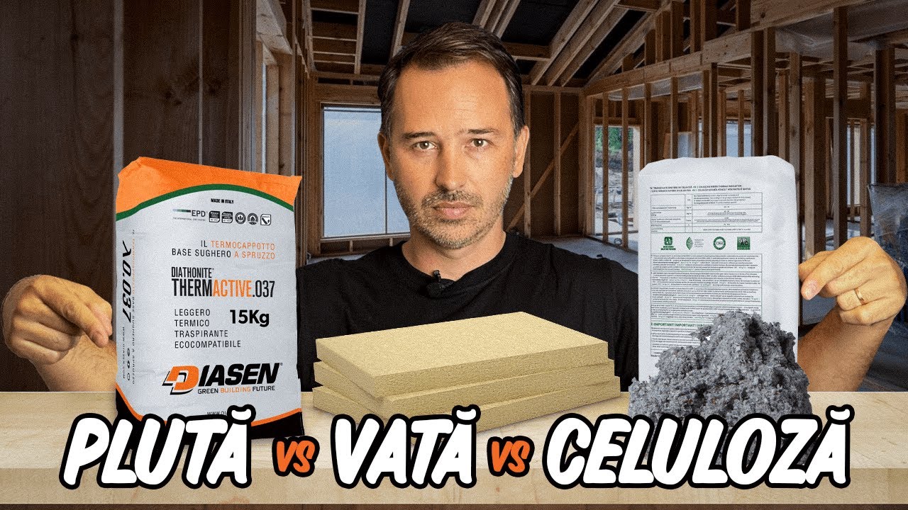 Ce termoizolatie alegem: pluta, vata bazaltica sau celuloza?