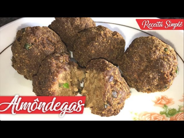 ALMÔNDEGAS A MELHOR E MAIS RÁPIDA ALMÔNDEGA RECEITA SIMPLÊ