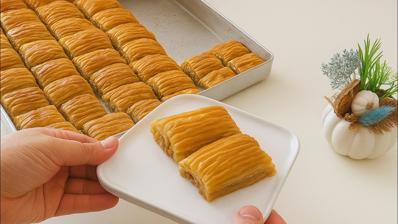 Bu tarif 100 yaşında, büyükanne öğretti. Ev yapımı baklava