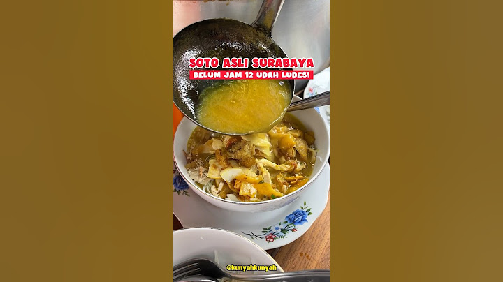 SOTO AYAM SURABAYA YANG JUALAN CUMA 5 JAM! #ngeshortsdulu #food #shortsvideo #streetfood #fyp