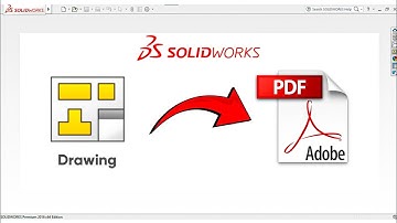 Convert/Save SolidWorks Drawing File to PDF