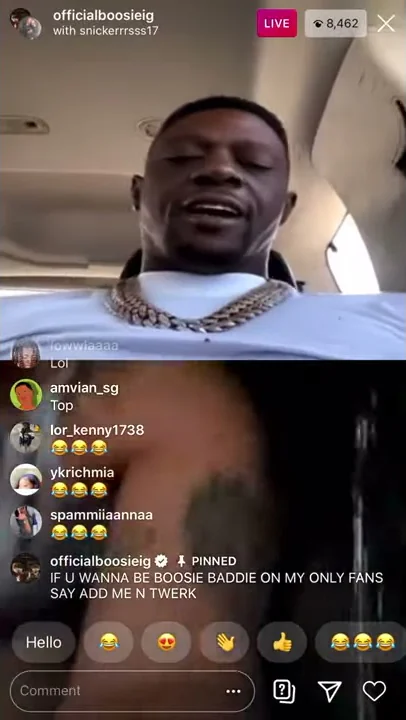 Boosie live girls twerk competition for his only fans