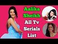 Aalika sheikh all tv serials list  indian television actress  pratigya 2
