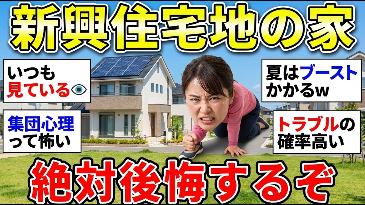 【更年期キツイ】一生後悔するマイホーム！新興住宅地に家買ったけどガチで悲惨だった   【ガルちゃん雑談】【ガルちゃん】【有益】