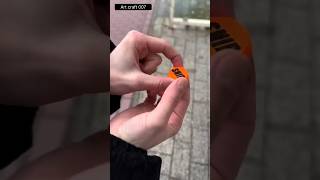 how to throw a bottle cap tutorial 💯🤩✈️ #shorts #paper #diy