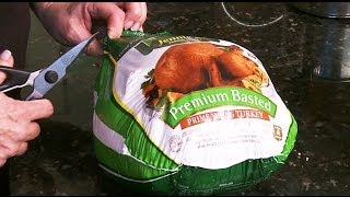 Preparing A Packaged Turkey To Roast