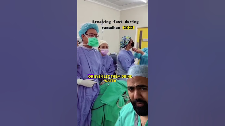 Doctor Reacts To Breaking Fast Mid-Surgery During Ramadan!