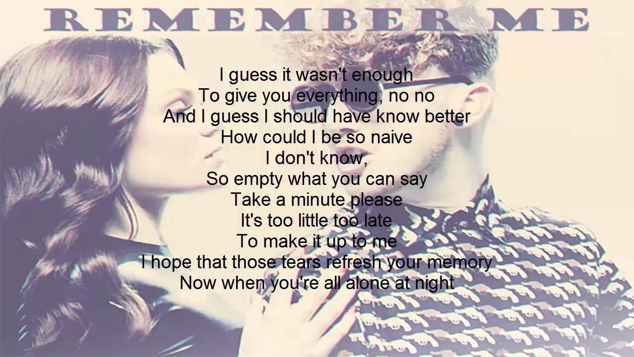 Remember me Daley LYRICS YouTube