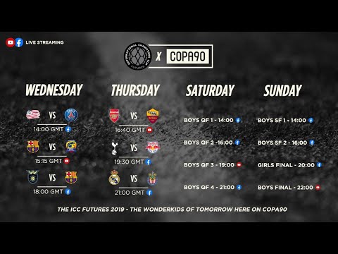 LIVE FINAL! CR Vasco da Gama v PSG | ICC Futures Boys Final LIVE FINAL! CR Vasco da Gama v PSG | ICC Futures Boys Final Thumbnail
