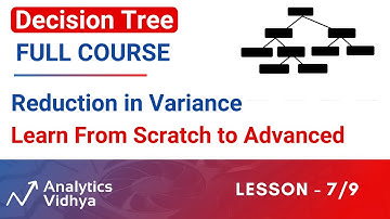 Decision Tree Full Course | #7. Reduction in Variance for Splitting Decision Trees