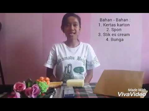 Cara membuat vas  bunga  dari  stik  es cream  YouTube