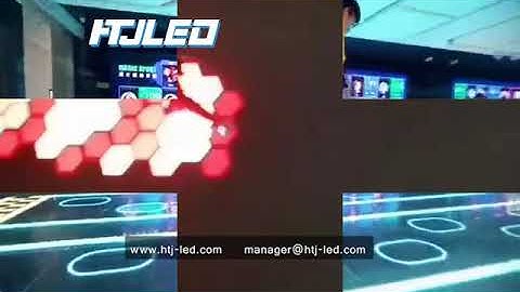 Interactive Led Floor Displays Are Used In Fitness Clubs