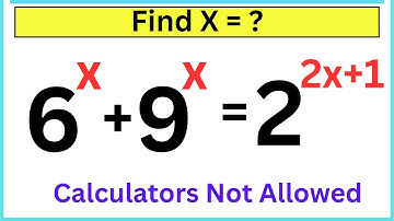Indian l Olympiad Math Algebric Exponential Problem l find x!