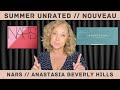 Palette NOUVEAU vs Palette SUMMER UNRATED // ANASTASIA BEVERLY HILLS ou NARS // 2 looks 2 palettes