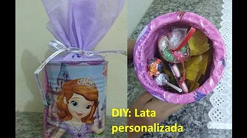 O que colocar dentro da lata de leite?