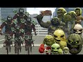 LIN GANG MELON FAMILY  VS LIN GANG MECHA SWORD UPGRADE TITAN  BIG CITY in Garry's Mod ?