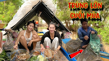 “QUÁ KHỦNG KHIẾP “ Nước Rút Cạn Trên Đồng – Hàng Trăm Ký Cá Lộ Diện | Lộc cá lăng 