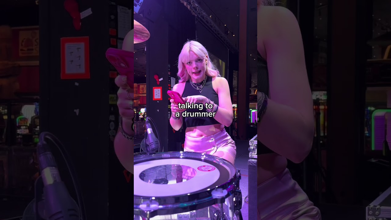 Talking to a drummer…