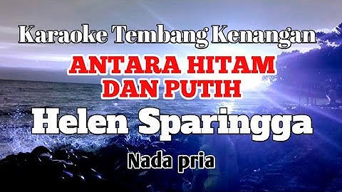 ANTARA HITAM DAN PUTIH - Helen Siparingga | Karaoke nada pria | Lirik