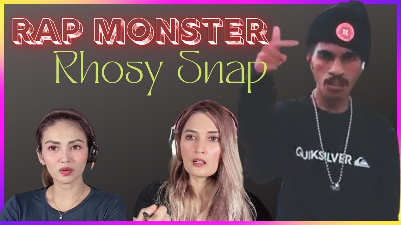 Наша первая реакция на RHOSY SNAP || «Рэп Монстр» || 🔥🔥🔥