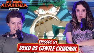 DEKU VS GENTLE! | My Hero Academia Season 4 Wife Reaction | Ep 4x21, “Deku Vs Gentle Criminal”