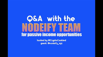 Q&A with the Nodeify Team