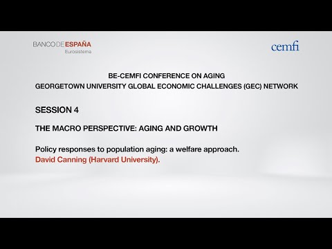 Policy responses to population ageing: a welfare approach (David Canning, Harvard University)