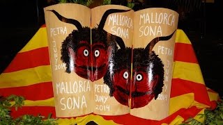 MALLORCA SONA PETRA JUNY 2014 Actuació Xeremiers des Puig de Sa Font