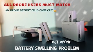 how to reuse swollen DJI MINI 2 battery  | Drone battery swelling repair at home #djimini2