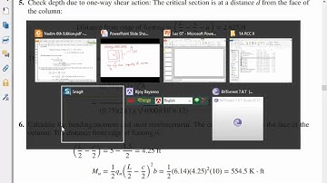 Design of Concrete Structures: Lec07 Isolated Column Footing design