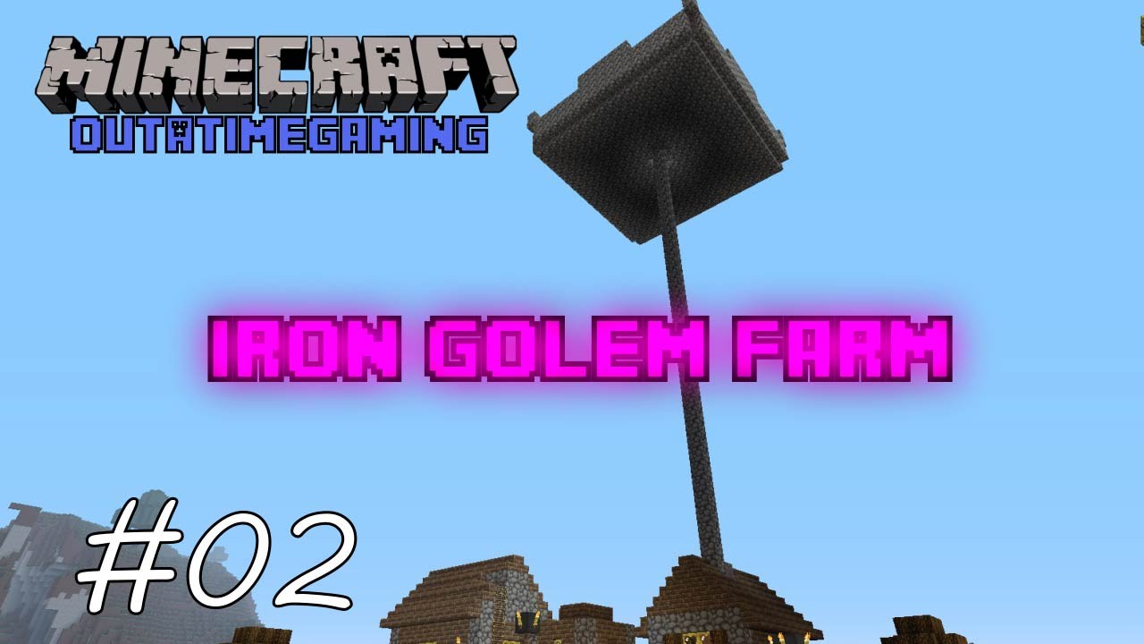 Ep02 Iron Golem Farm Minecraft PS4 [Lets Play] YouTube