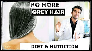 Top 10 Foods (Hindi) To Turn White Grey Hair To Black Hair Naturally | Grey Hair  Diet & Nutrition - YouTube
