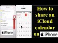 How to share an iCloud calendar on iPhone, iPad, and iPod touch