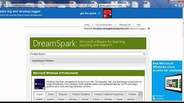 How to download from DreamSpark Premium