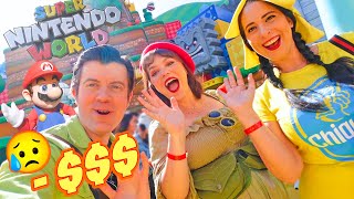 We went to Super Nintendo World but made a BIG $ mistake!