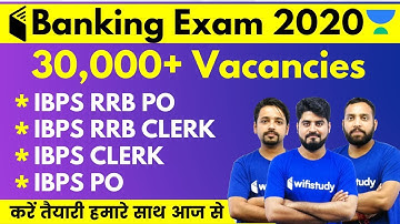 Banking Exam 2020 | 30,000+ Vacancies | Basic - Batch | Use Code "WIFIAVP10" & Get 10% OFF