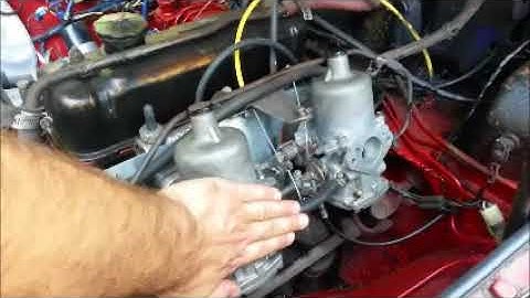 1974 MGB GT Rough Idle