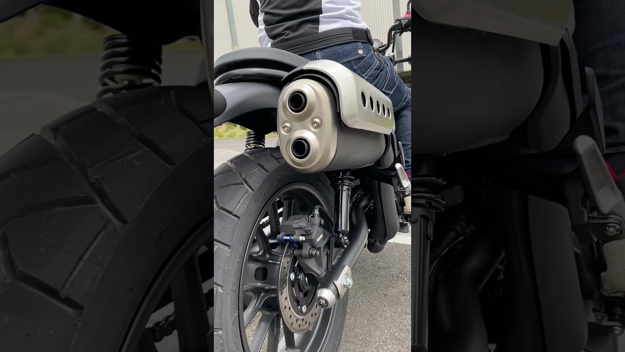 ホンダ CL250バイク 純正タイヤ(セミブロックタイヤ前後)